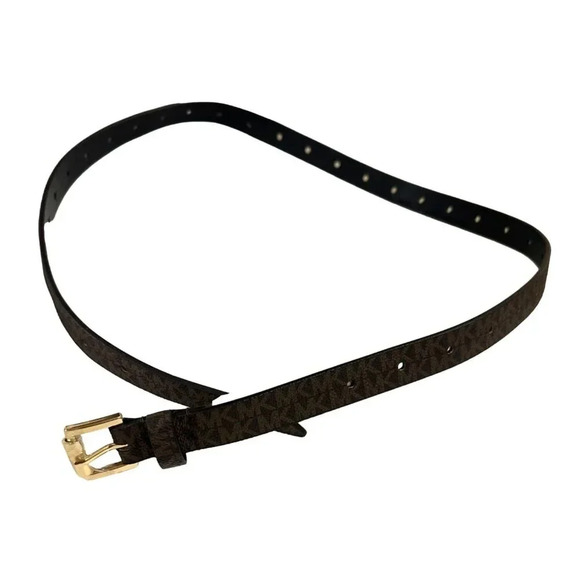 Michael Kors, Logo-Print Belt, Black, Medium (one belt) - Picture 1 of 4